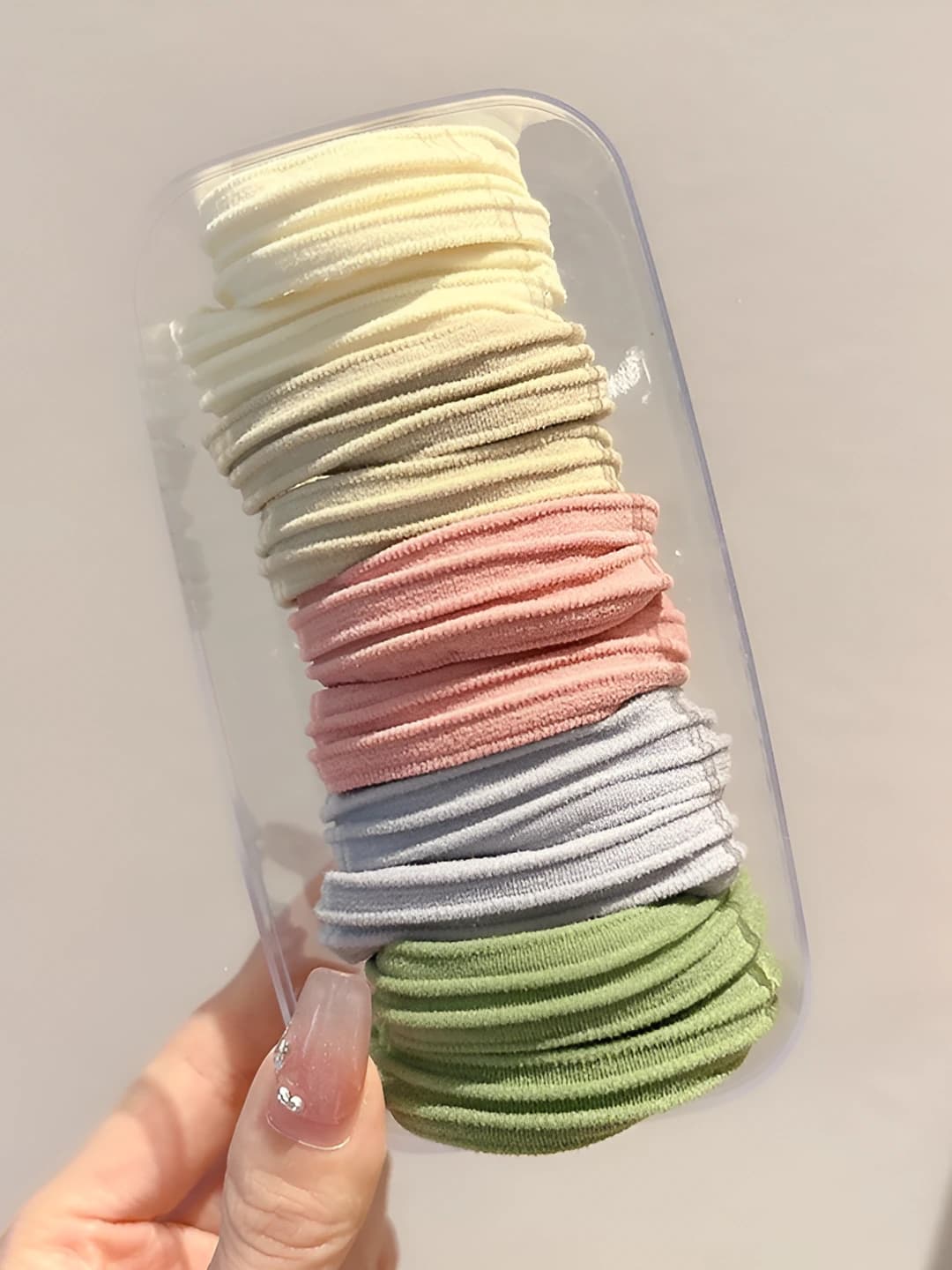 Pastel rangli yo'l-yo'l, 10 dona, 4.5 cm