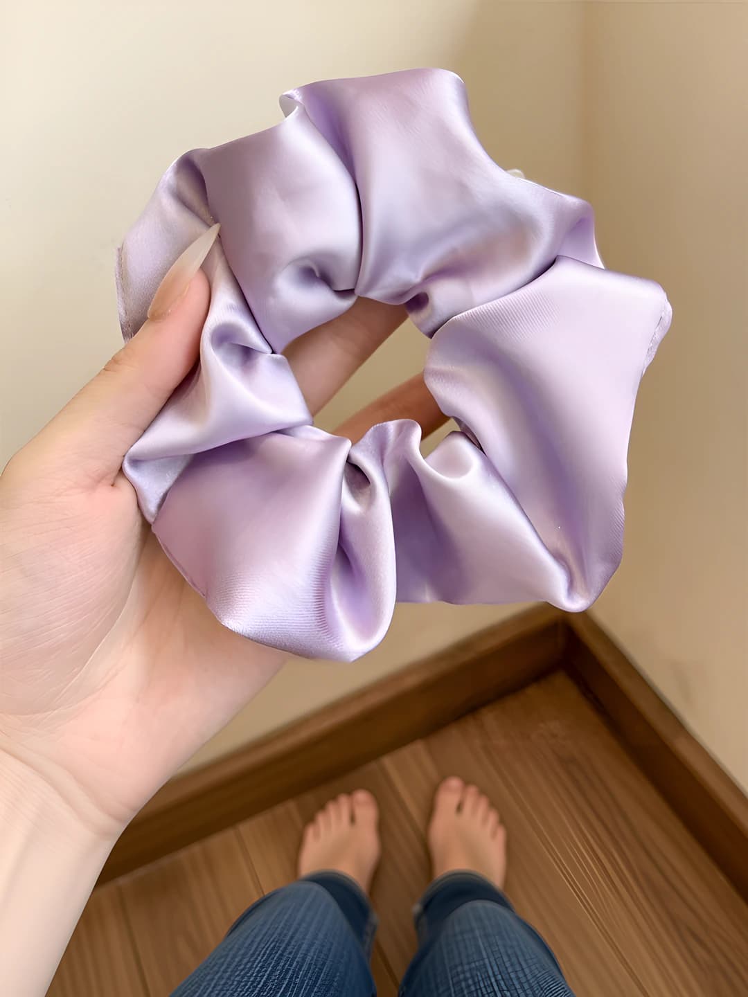 9# Lilac purple, satin