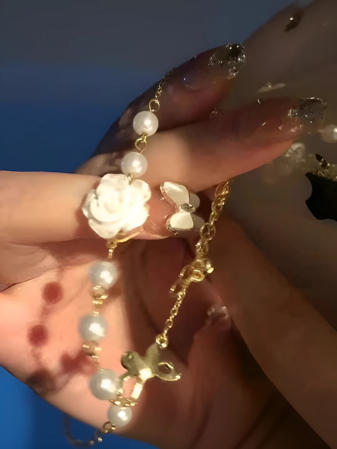 Camellia diamond bracelet #SZ398