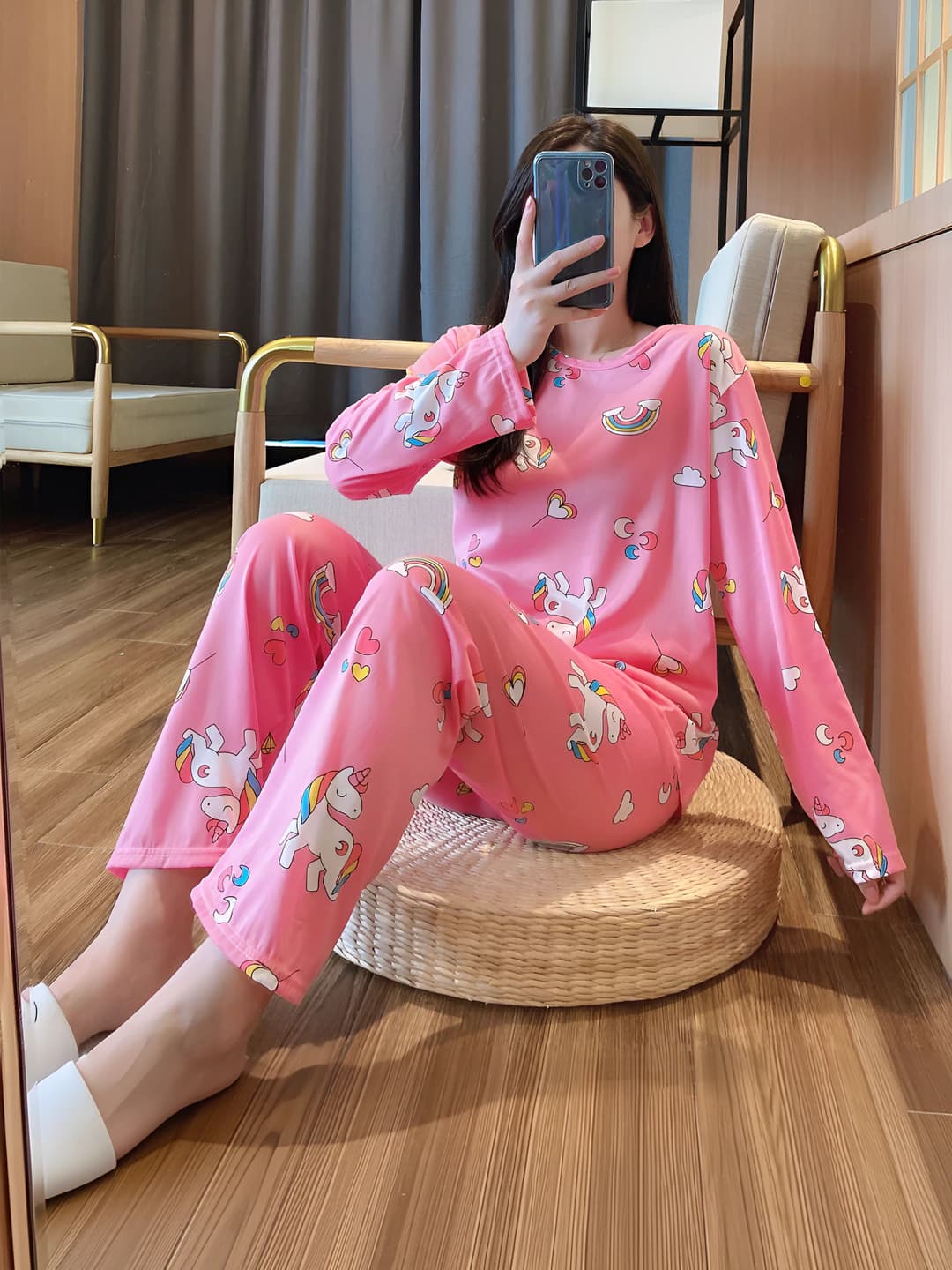 Long sleeve #Pink unicorn
