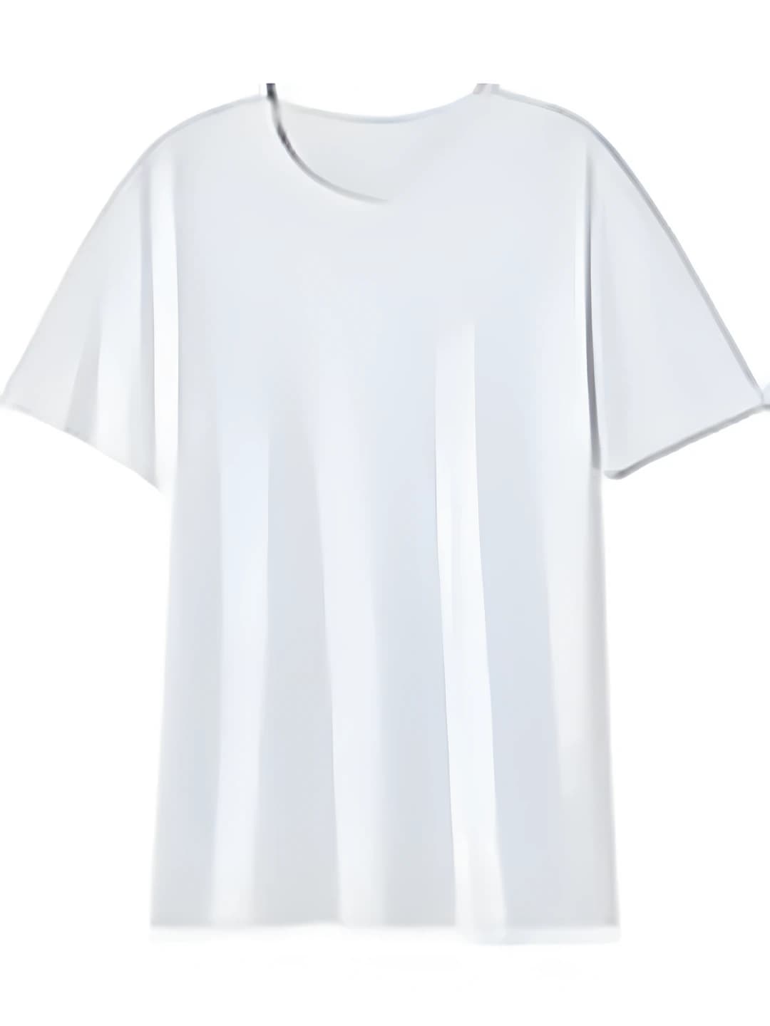 Short T white