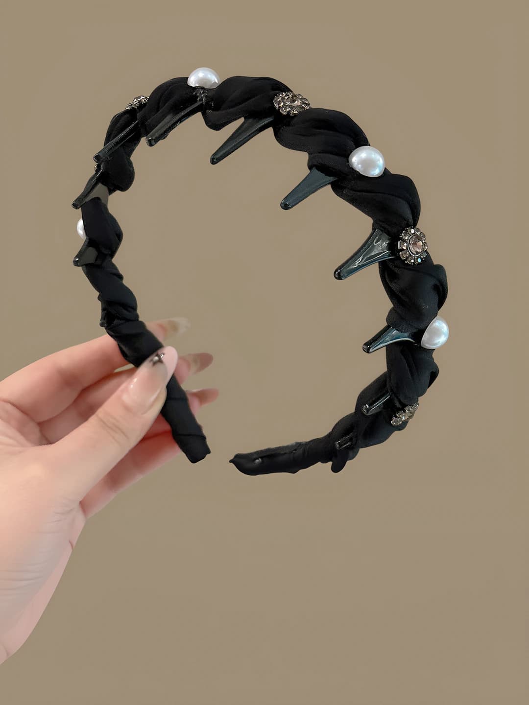 6# Beads diamond headband
