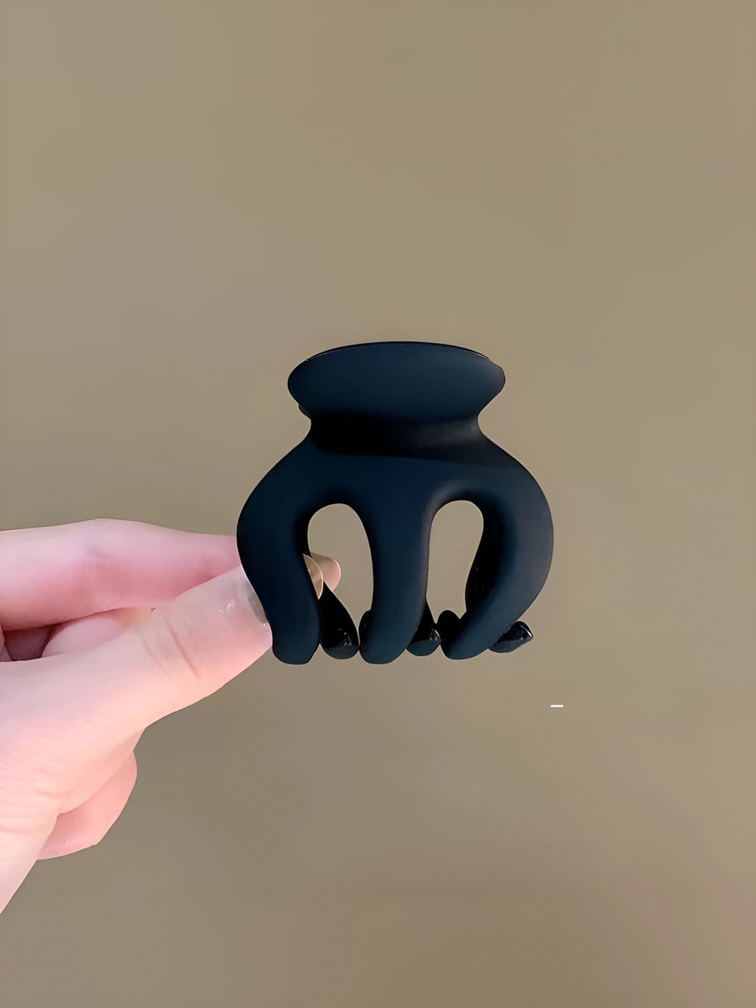 Matte black large 5 cm