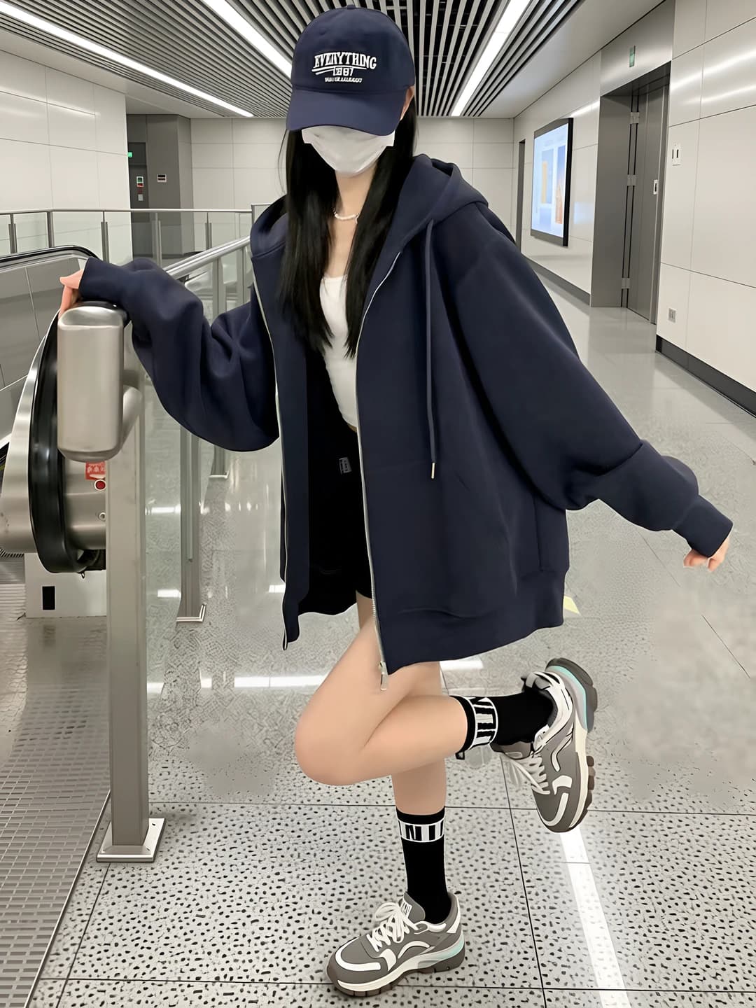 Navy blue [Plush lined]