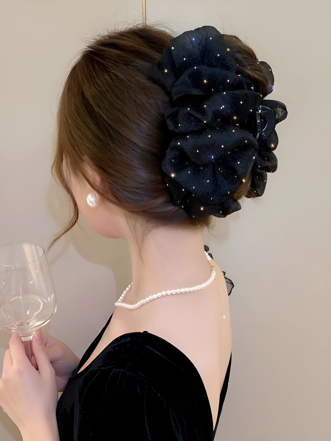 4# Black bubble clip (~12.7 cm)