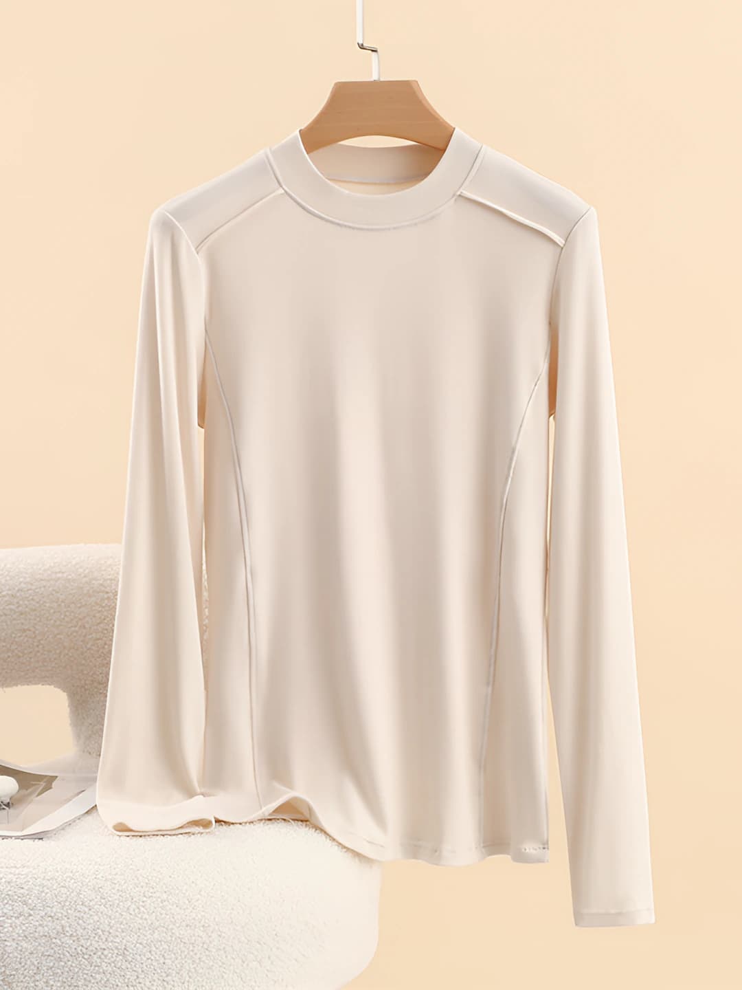 Beige apricot