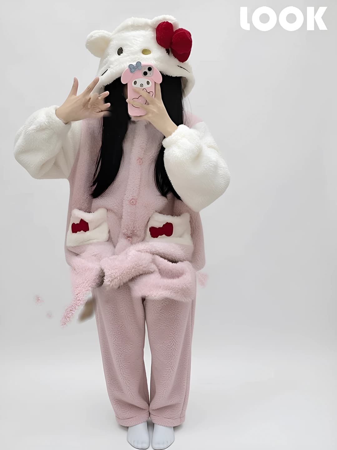 Cat robe + pants