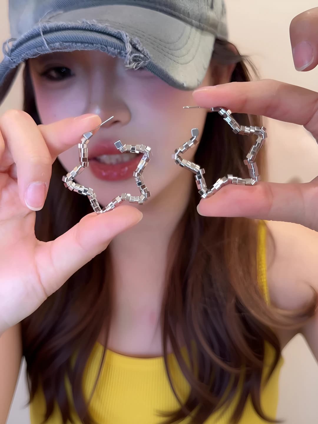 1# silver five-pointed star