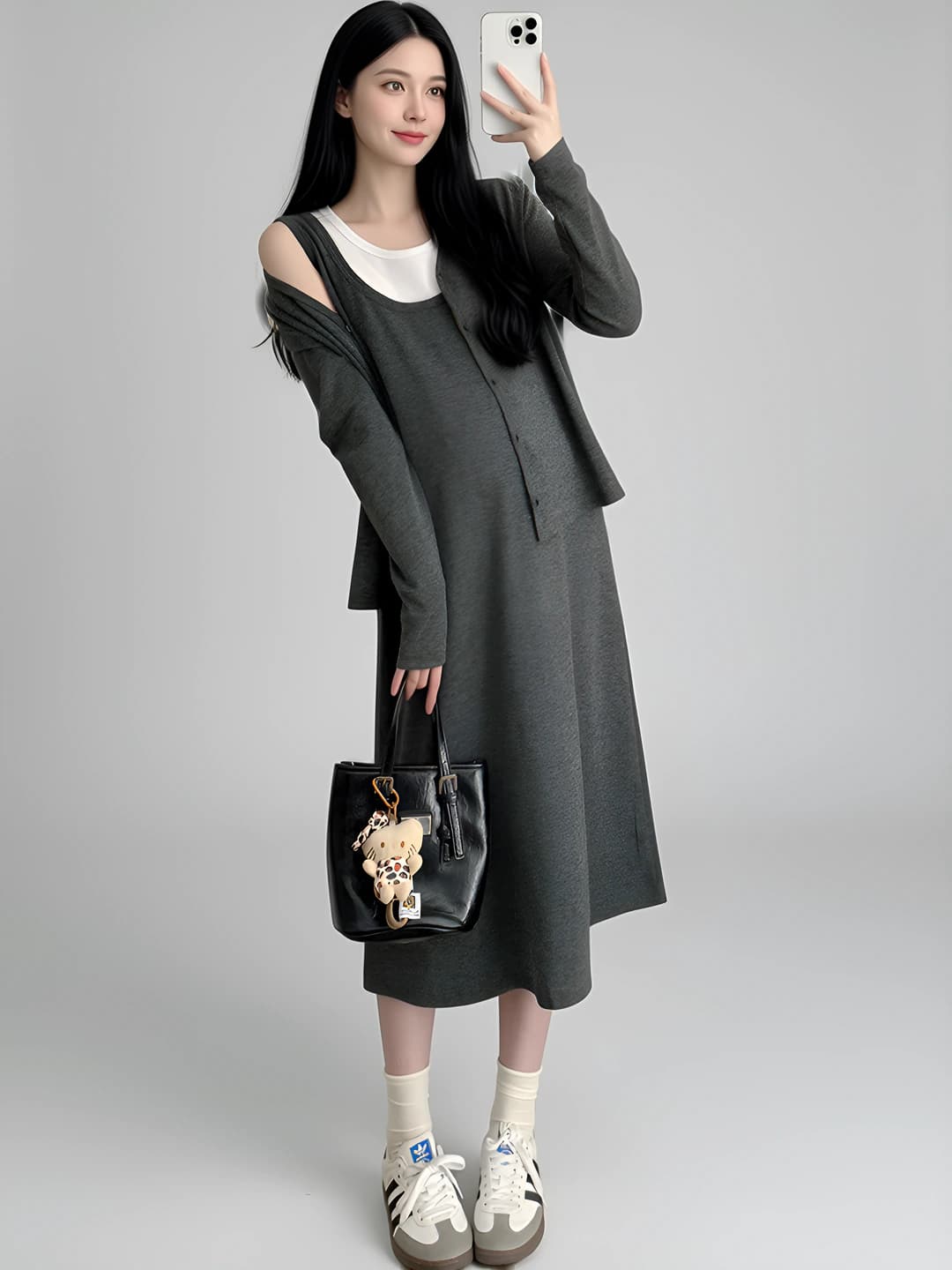 Grey suit