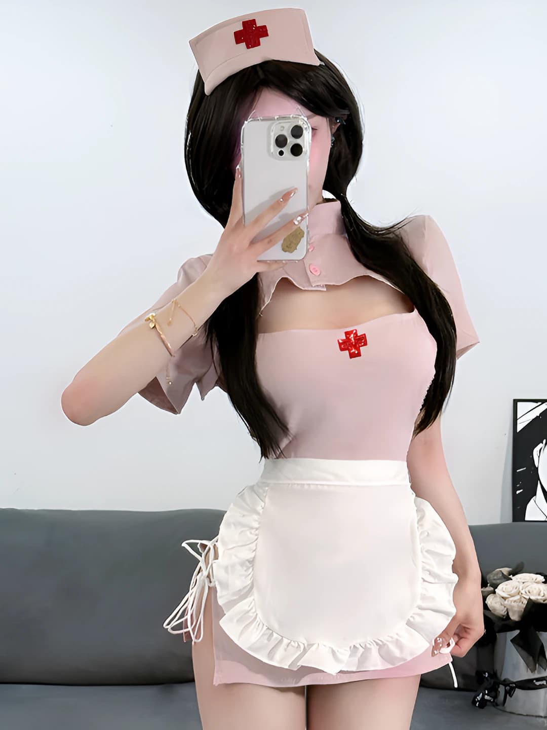 Nurse costume [no socks]
