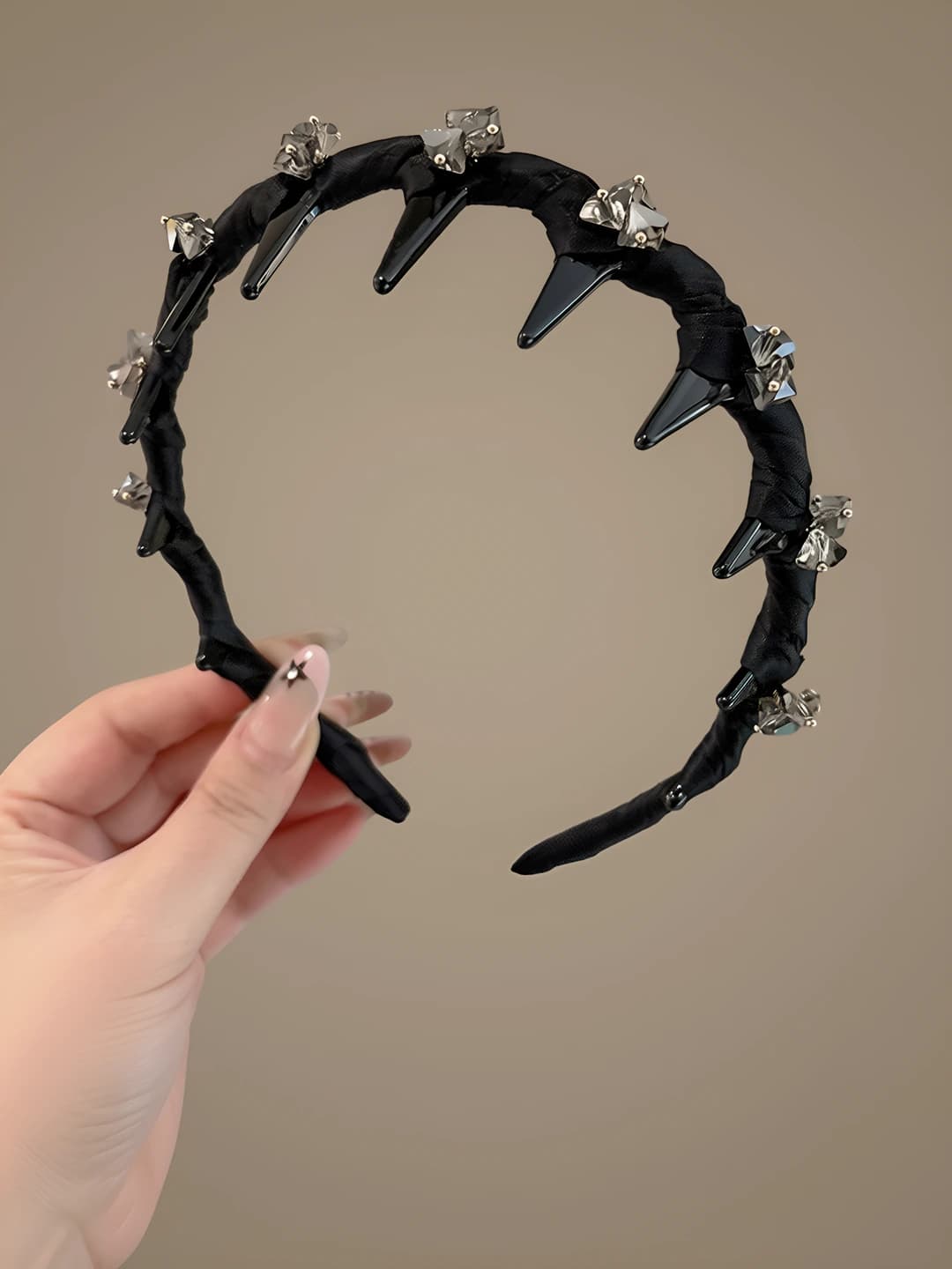 3# Sparkling diamond wavy headband