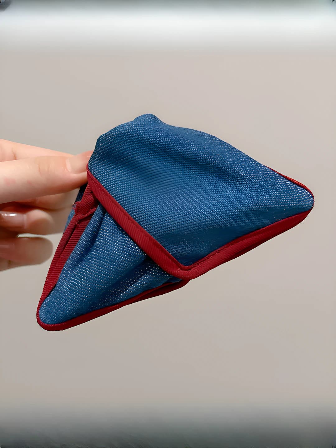 1# [To'q ko'k] Uchburchak qisqich-13cm
