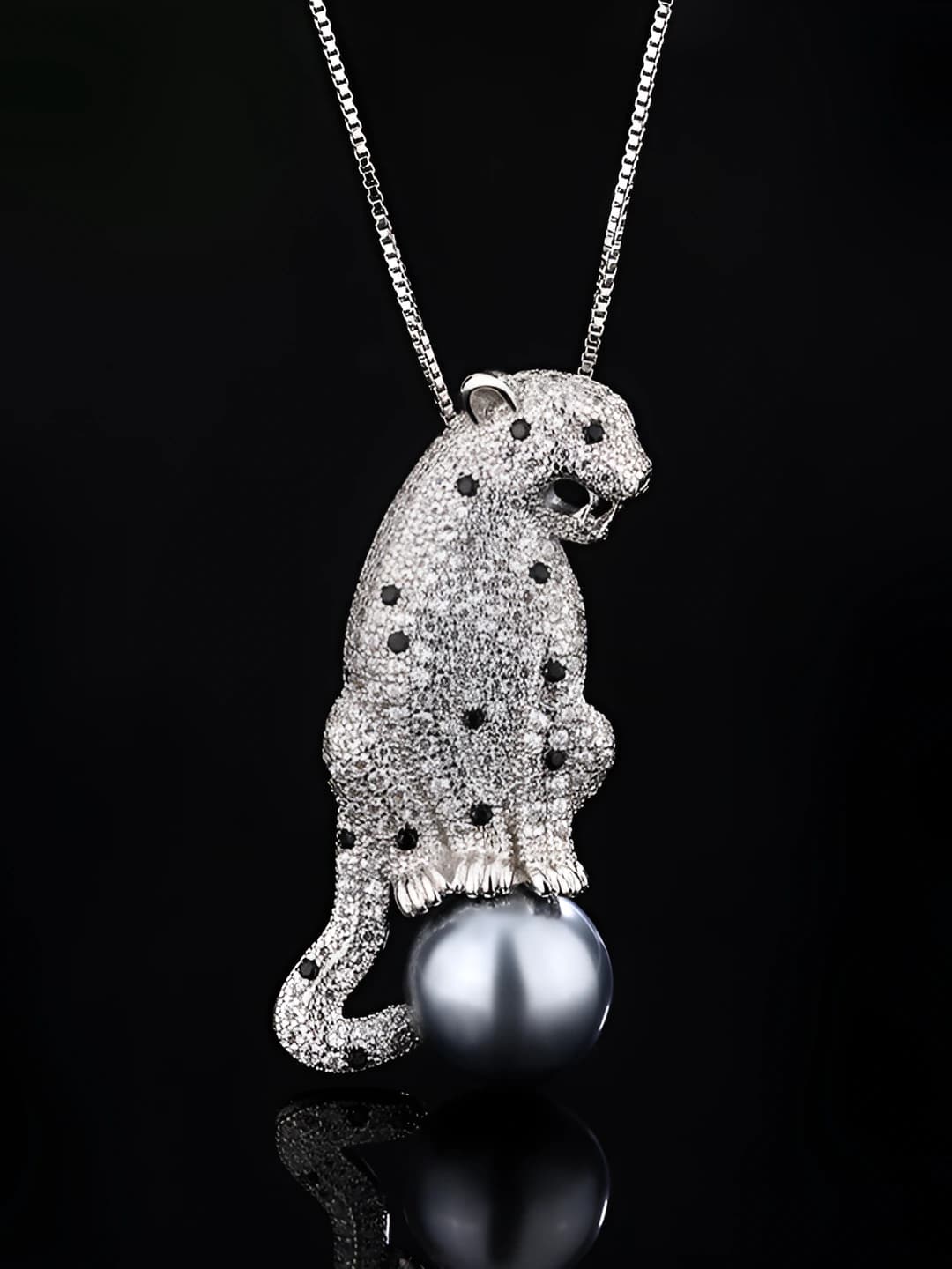 Grey Pearl Silver Pendant