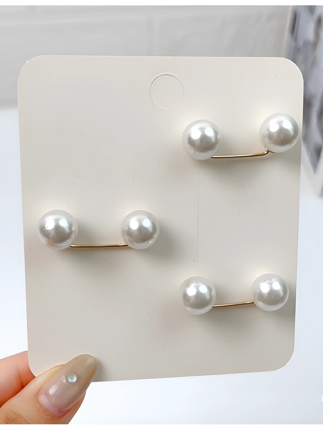 White, Small, 3 pcs