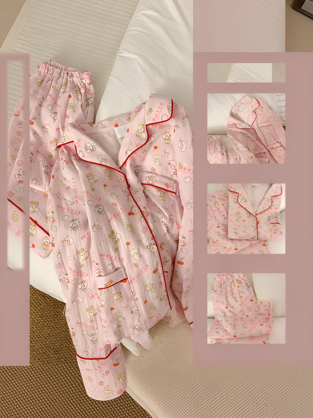 0.5" thin strap, pink, 1 pc