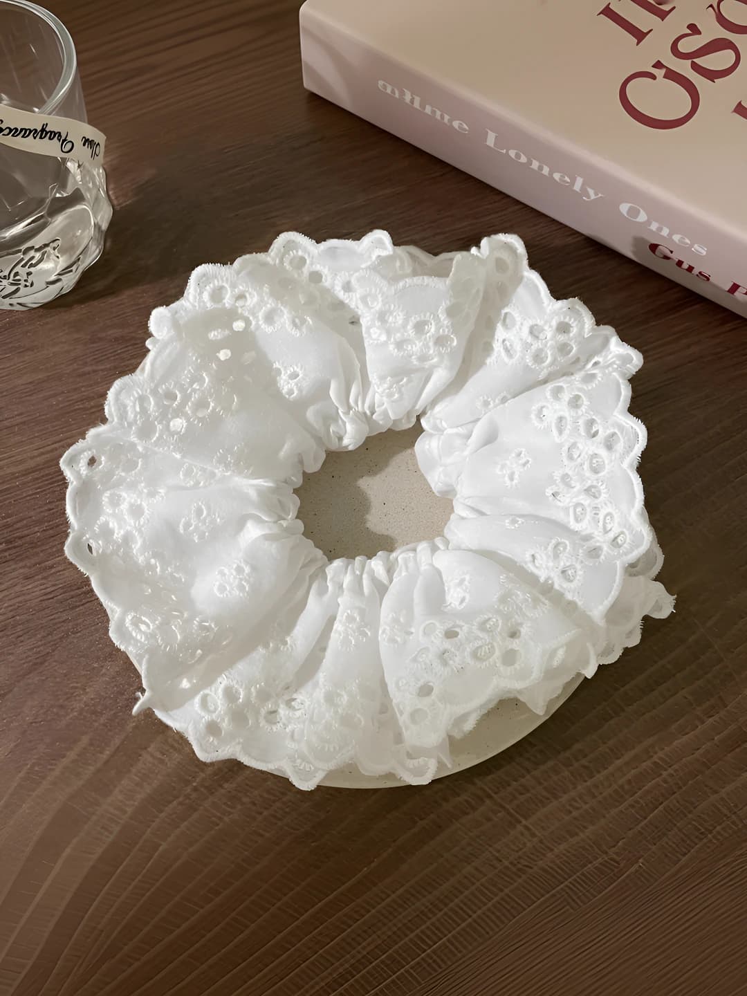 1# White embroidery lace