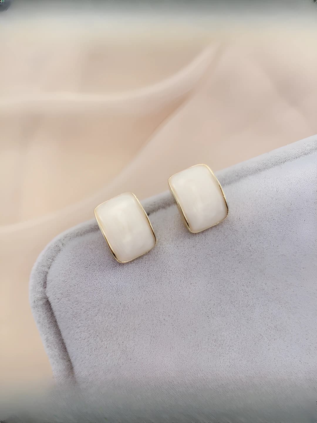 1# Arch drip off-white earrings - silver gold