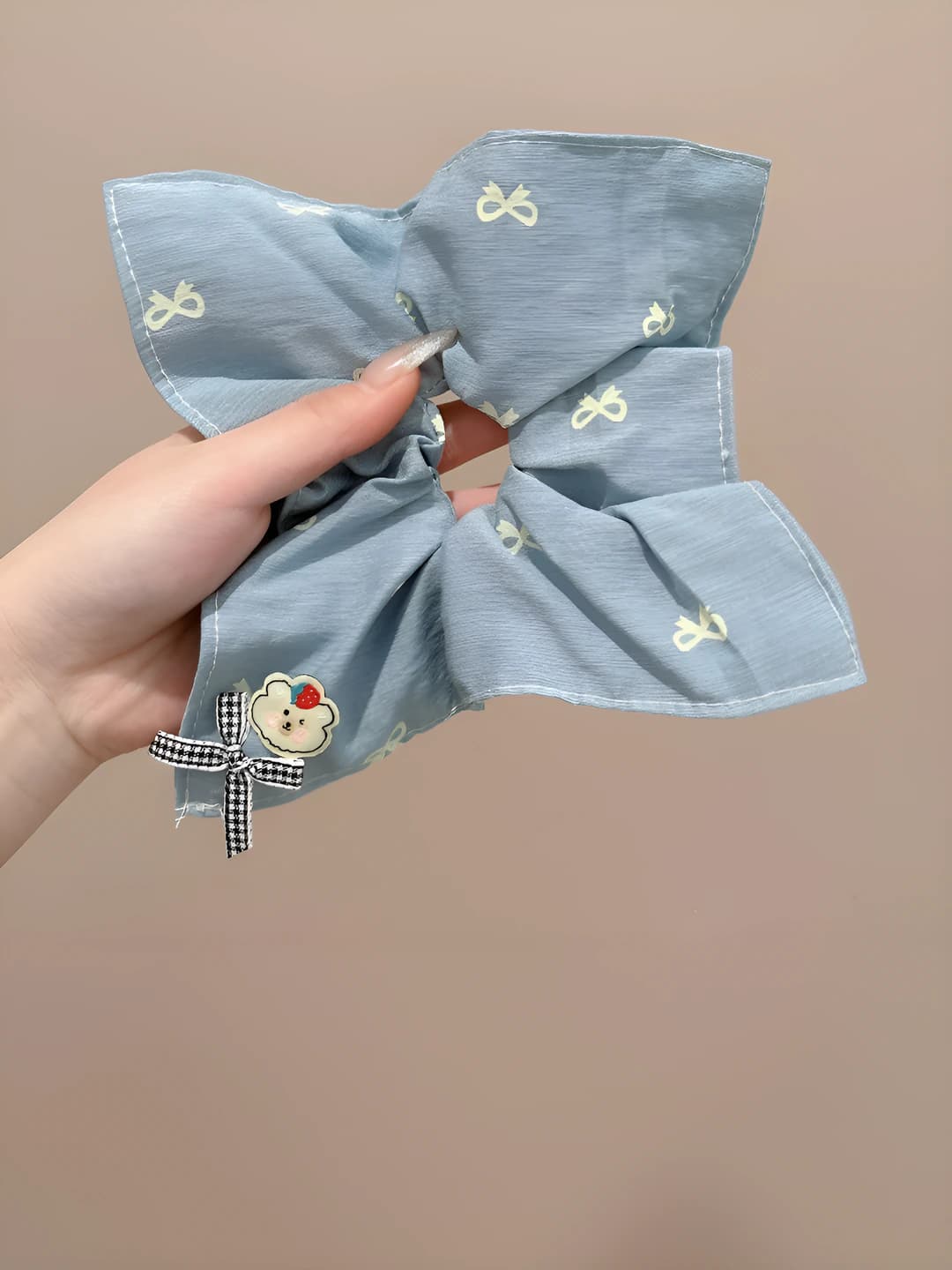 Blue bow ~12 cm