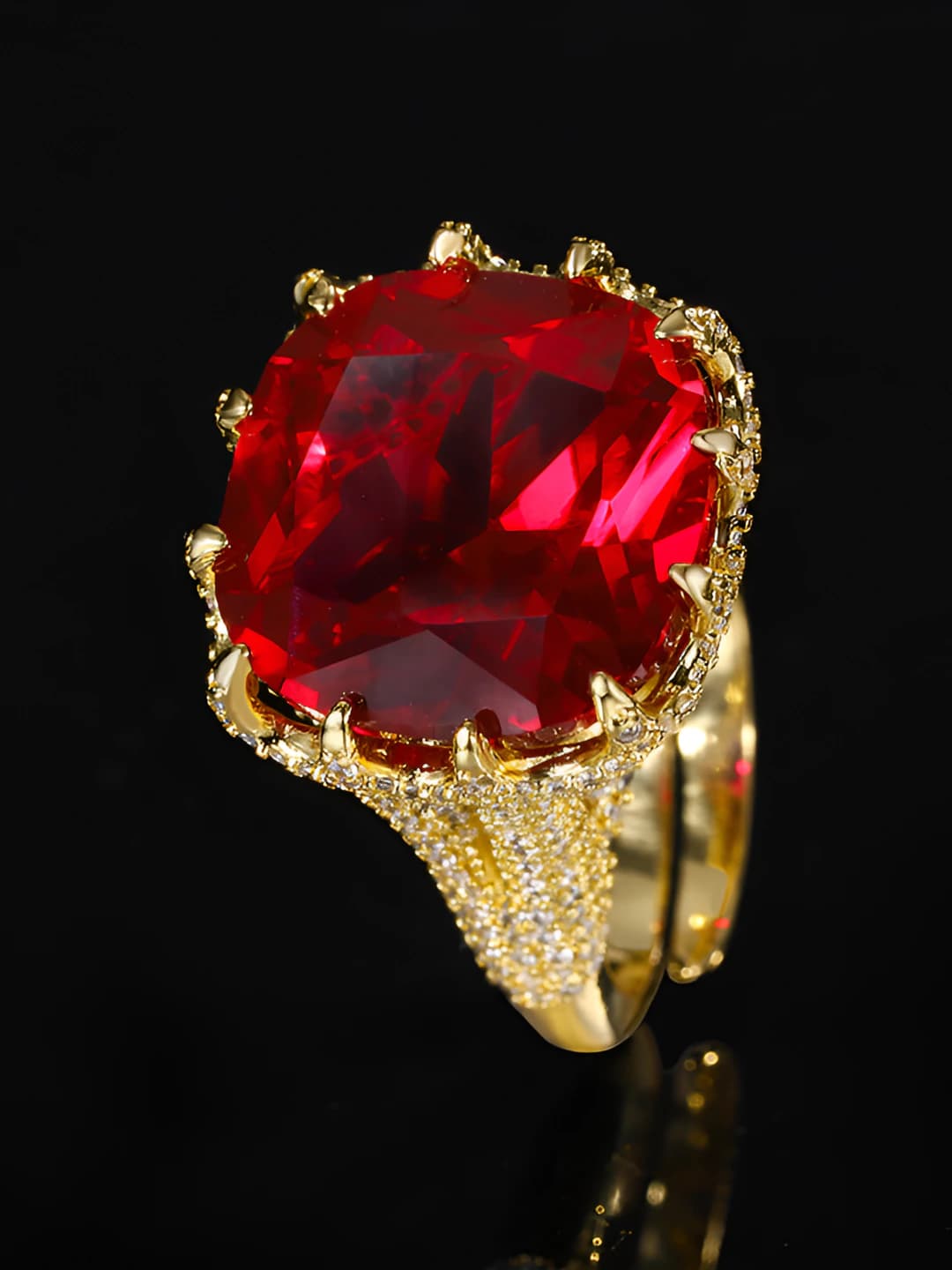 Gold ruby ring