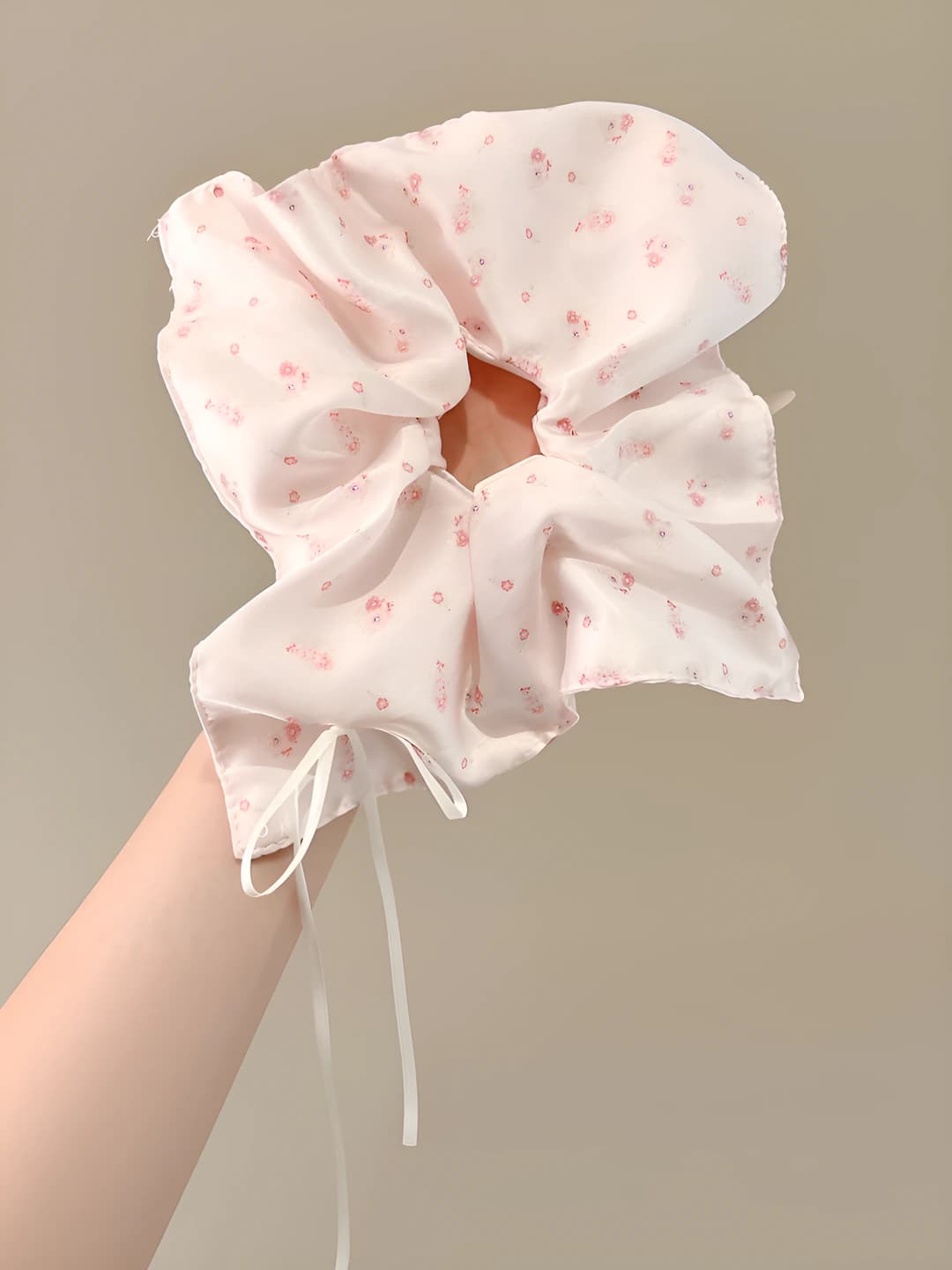 5# Satin small flowers 9 cm
