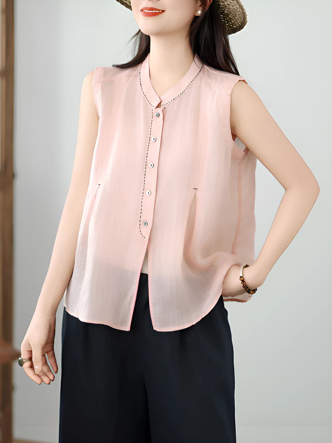 0.5" thin strap, pink, 1 pc