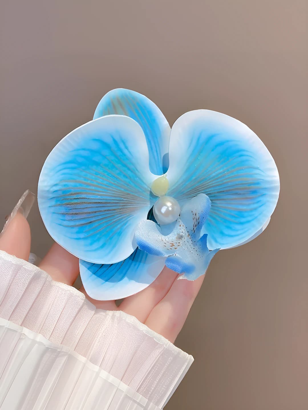 3# Gradient blue 3D phalaenopsis 9 cm