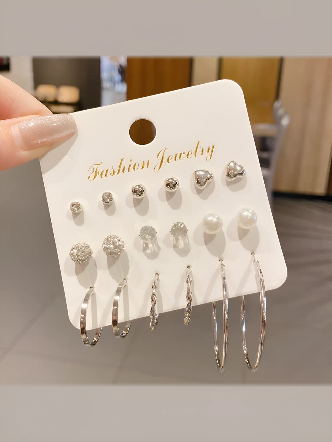 9-piece set, small hoops
