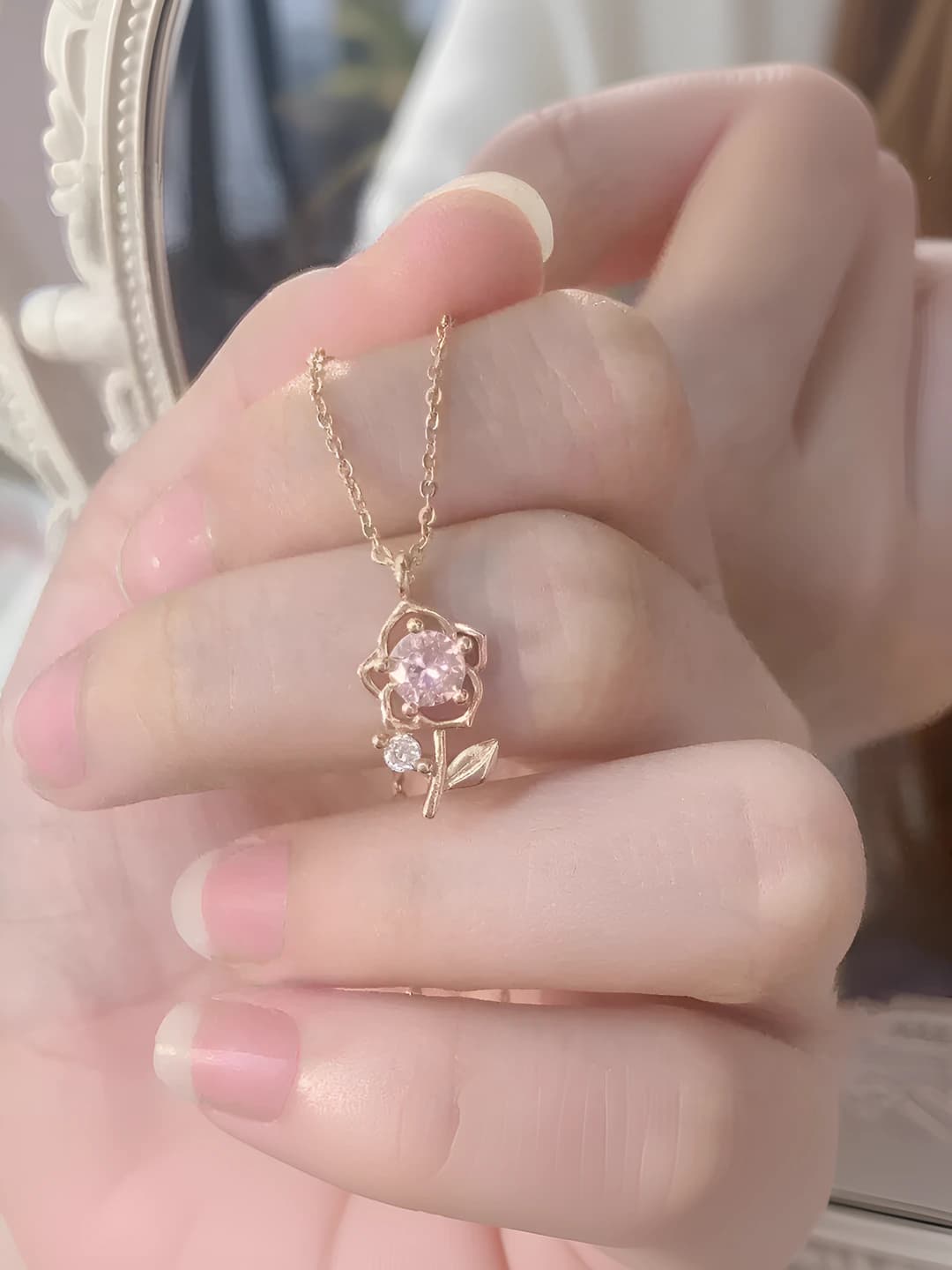 10# Pink diamond rose