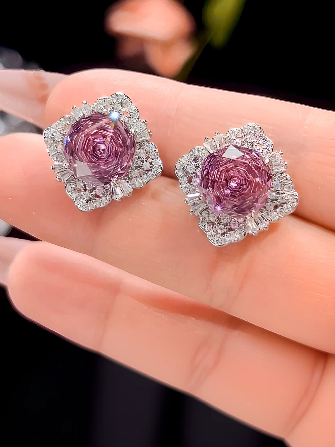 Dried rose studs