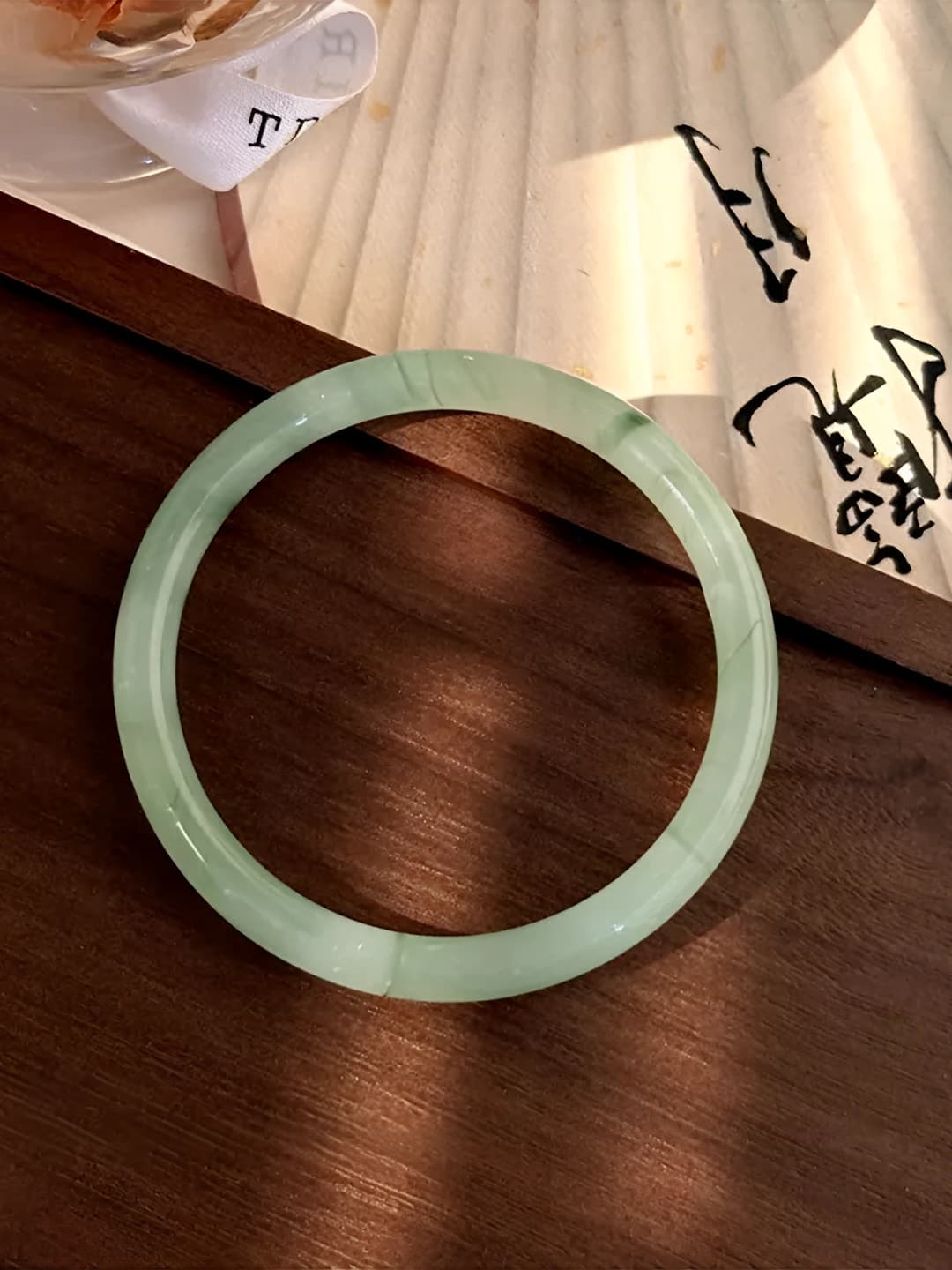 Толстый браслет, Зелёный чай, 58mm