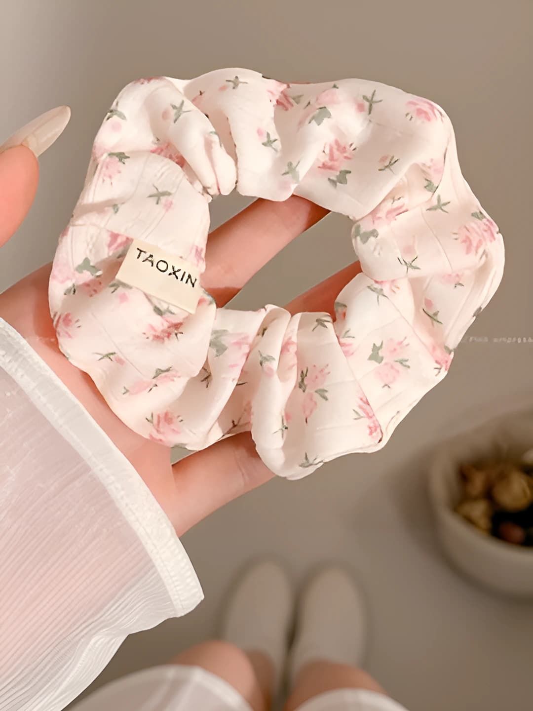 Розовый, цветочный, 11 см