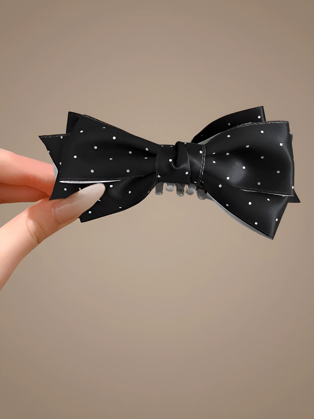 1# Sweet girl banana clip 13 cm - Black