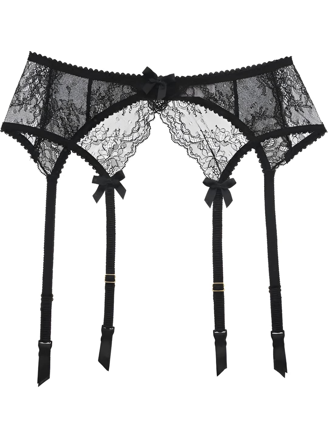 Black floral - 5 pairs