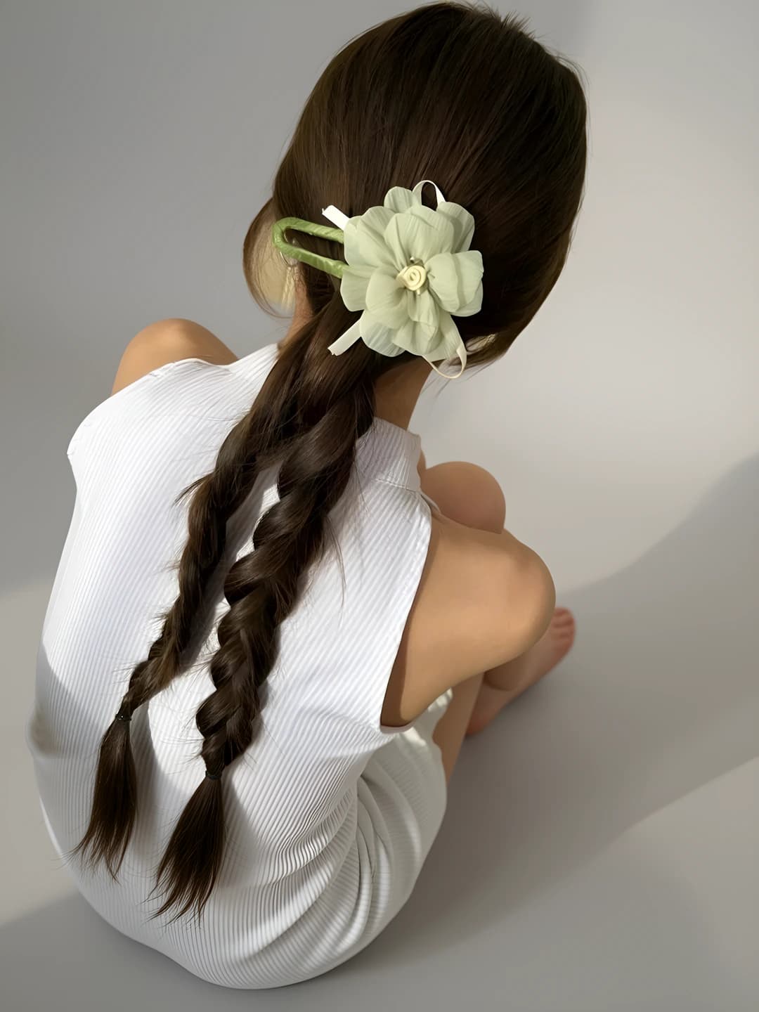 2# Green flowers, 11 cm
