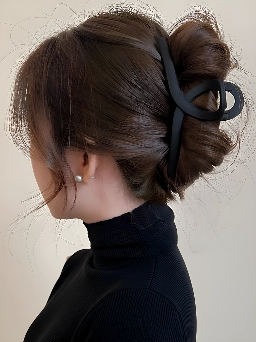 7# Black Y-shaped clip 11cm