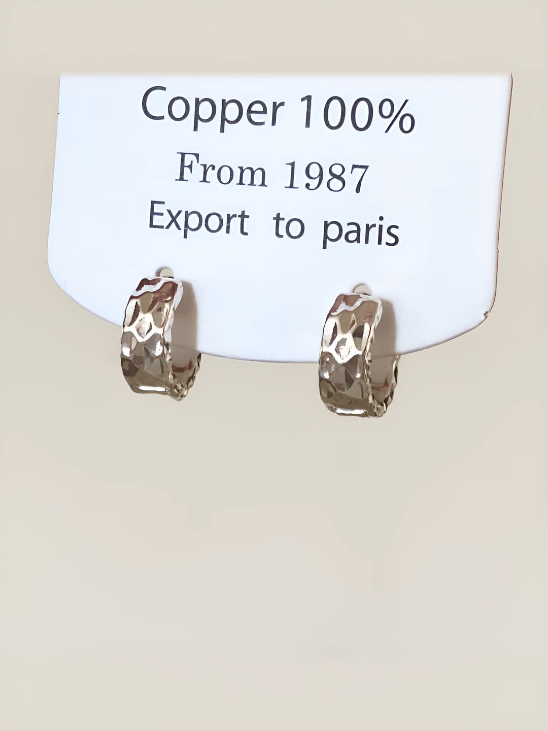 Silver earrings
