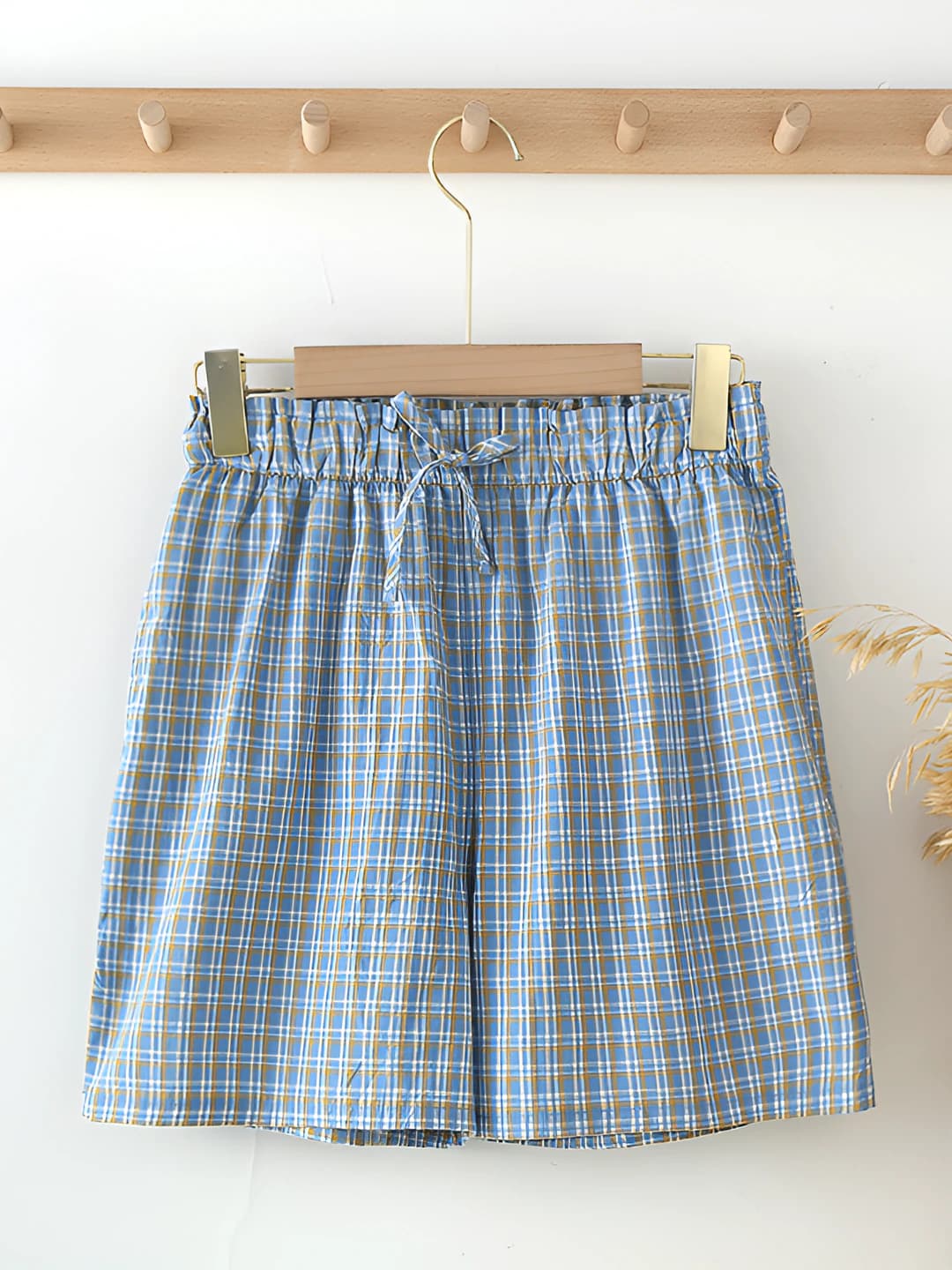 Blue small plaid