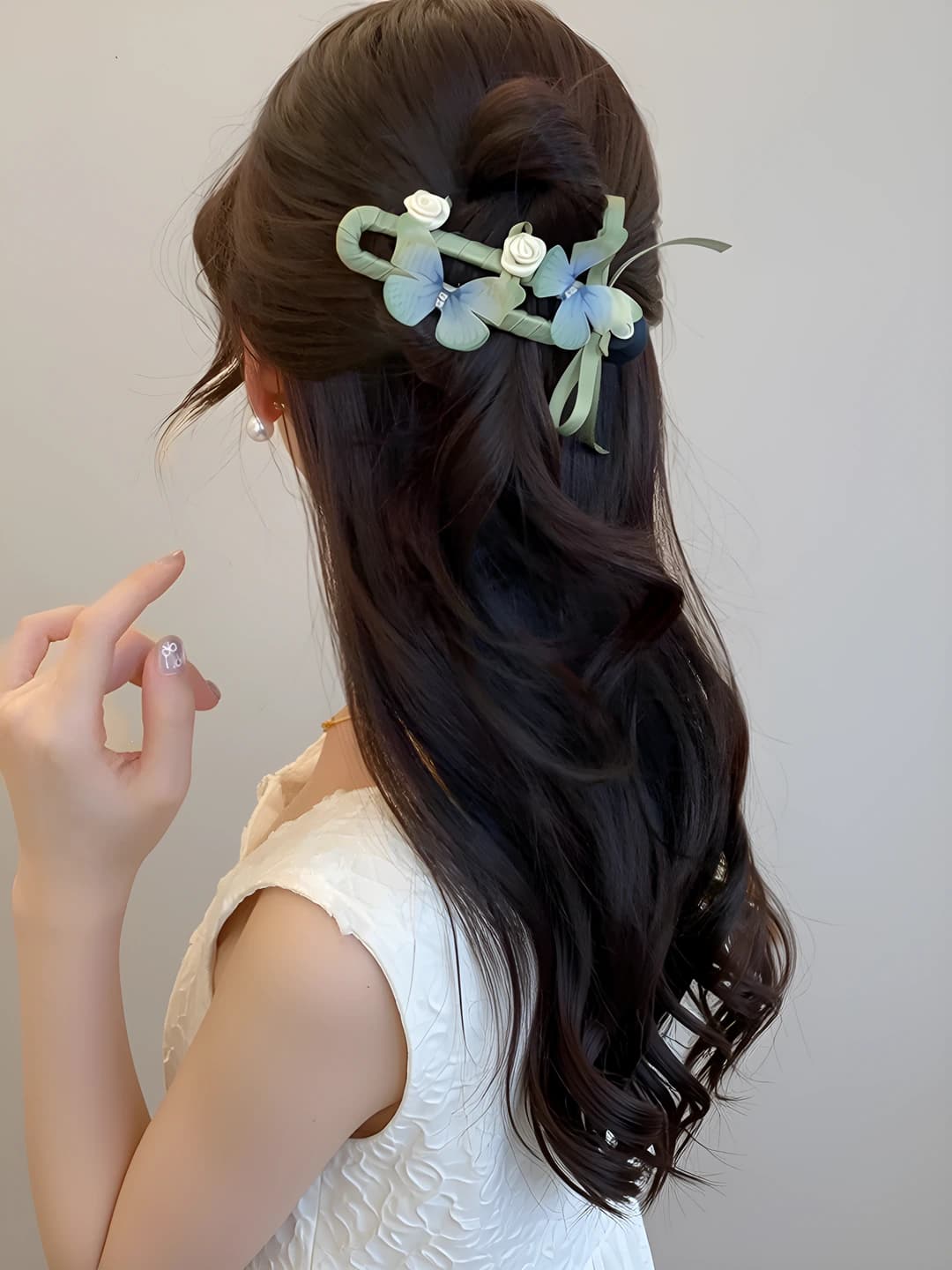 18# Forest style dream butterfly clip ~11.5 cm