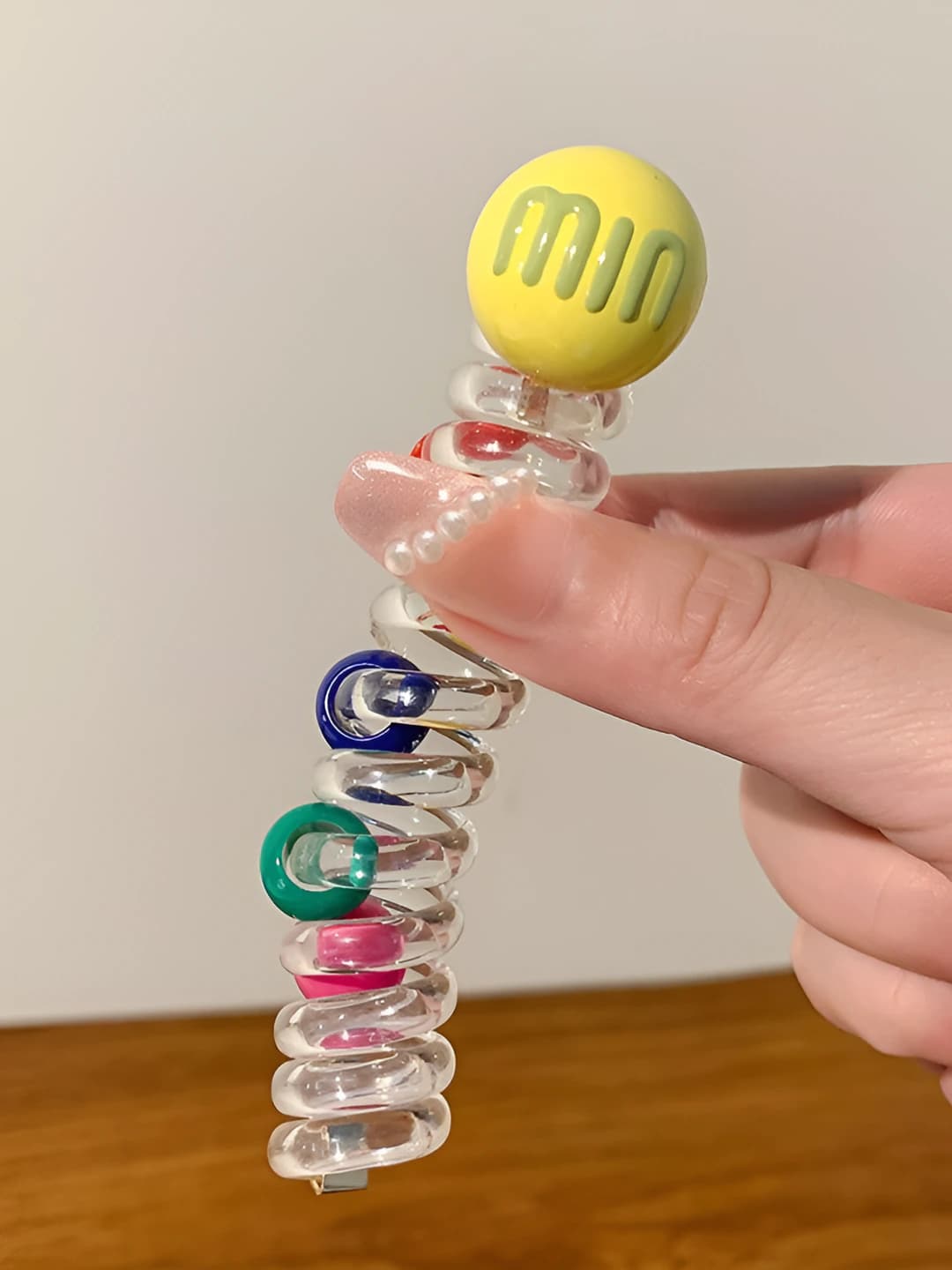 5# Colour ball, yellow, ~9 cm