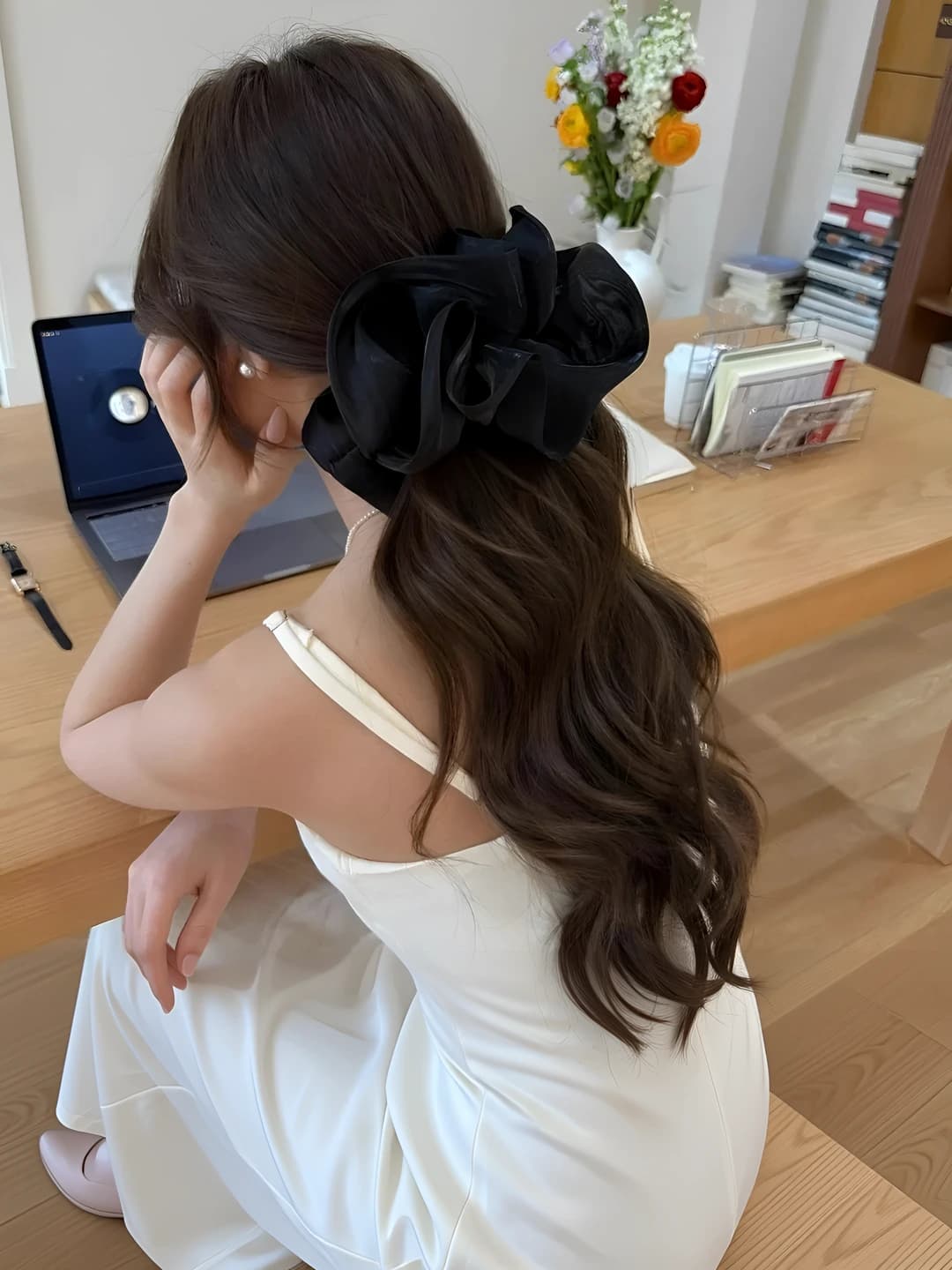 Qora soch qisqich, asos ~13.5 sm
