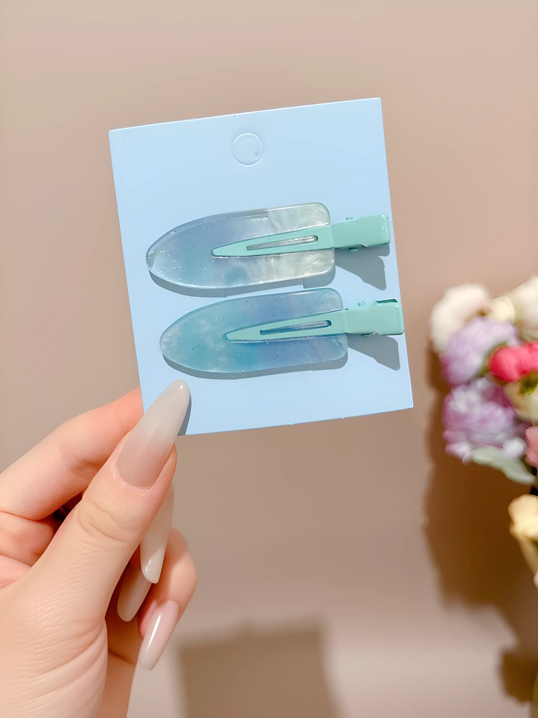 4# Sky blue 2 pcs - 6.5 cm