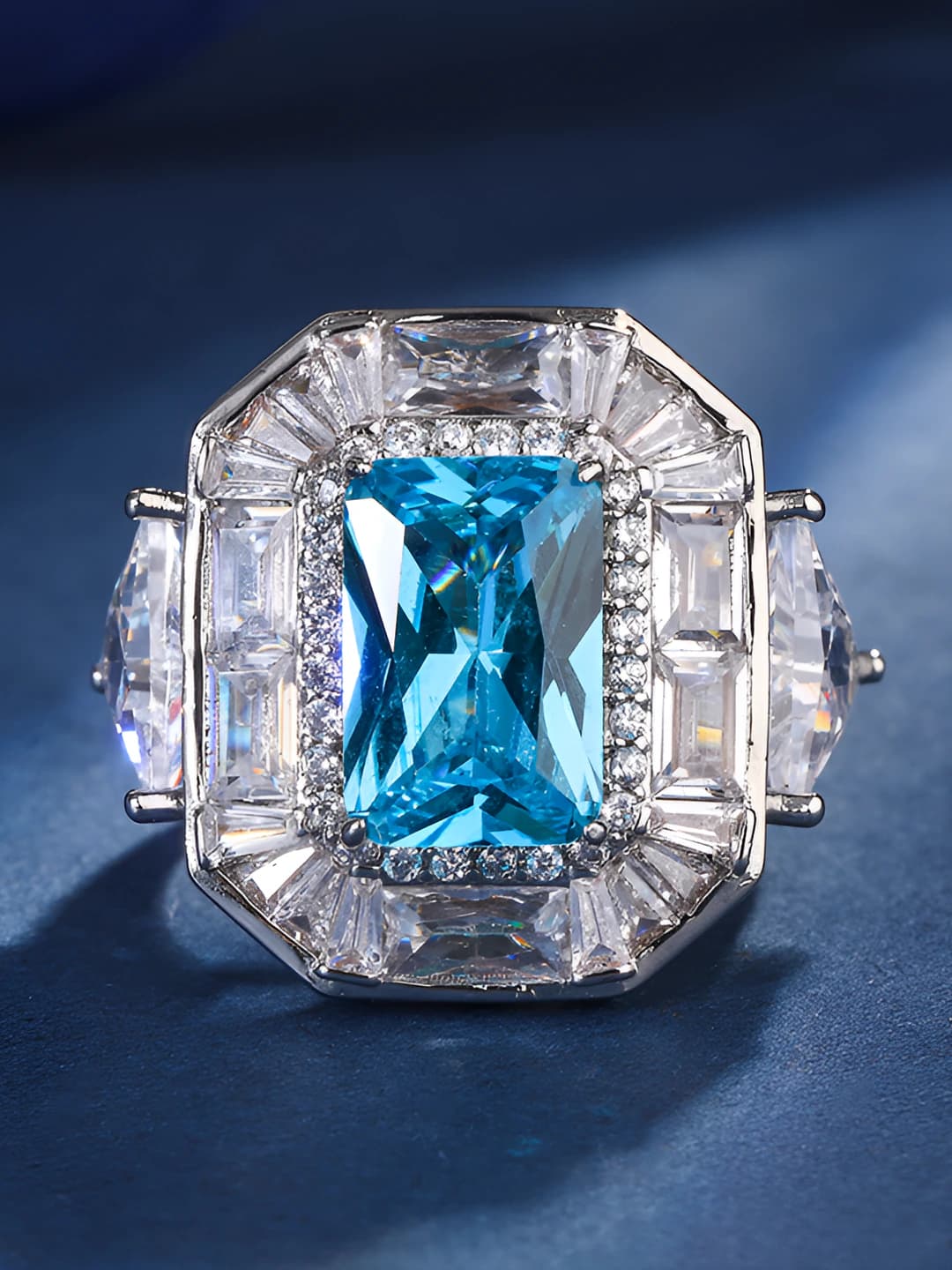 Aquamarine ring