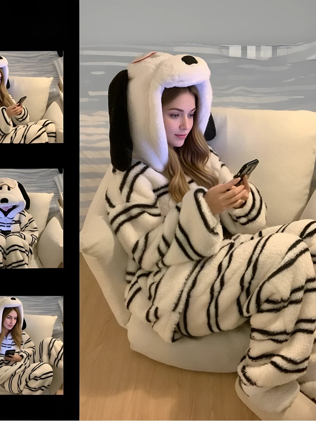 Striped Dog Set