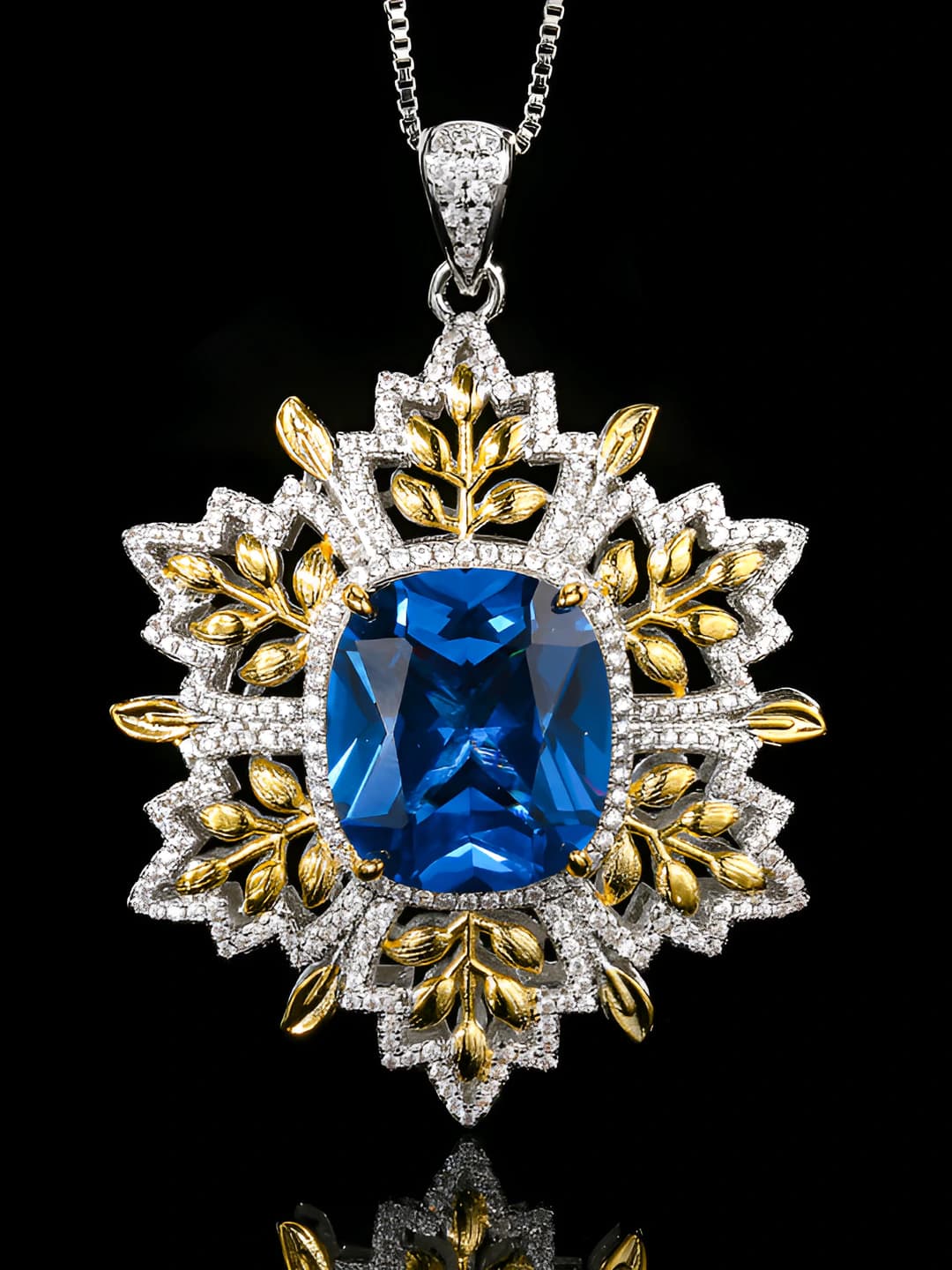 Ko'k spinel osma, shopen zanjir