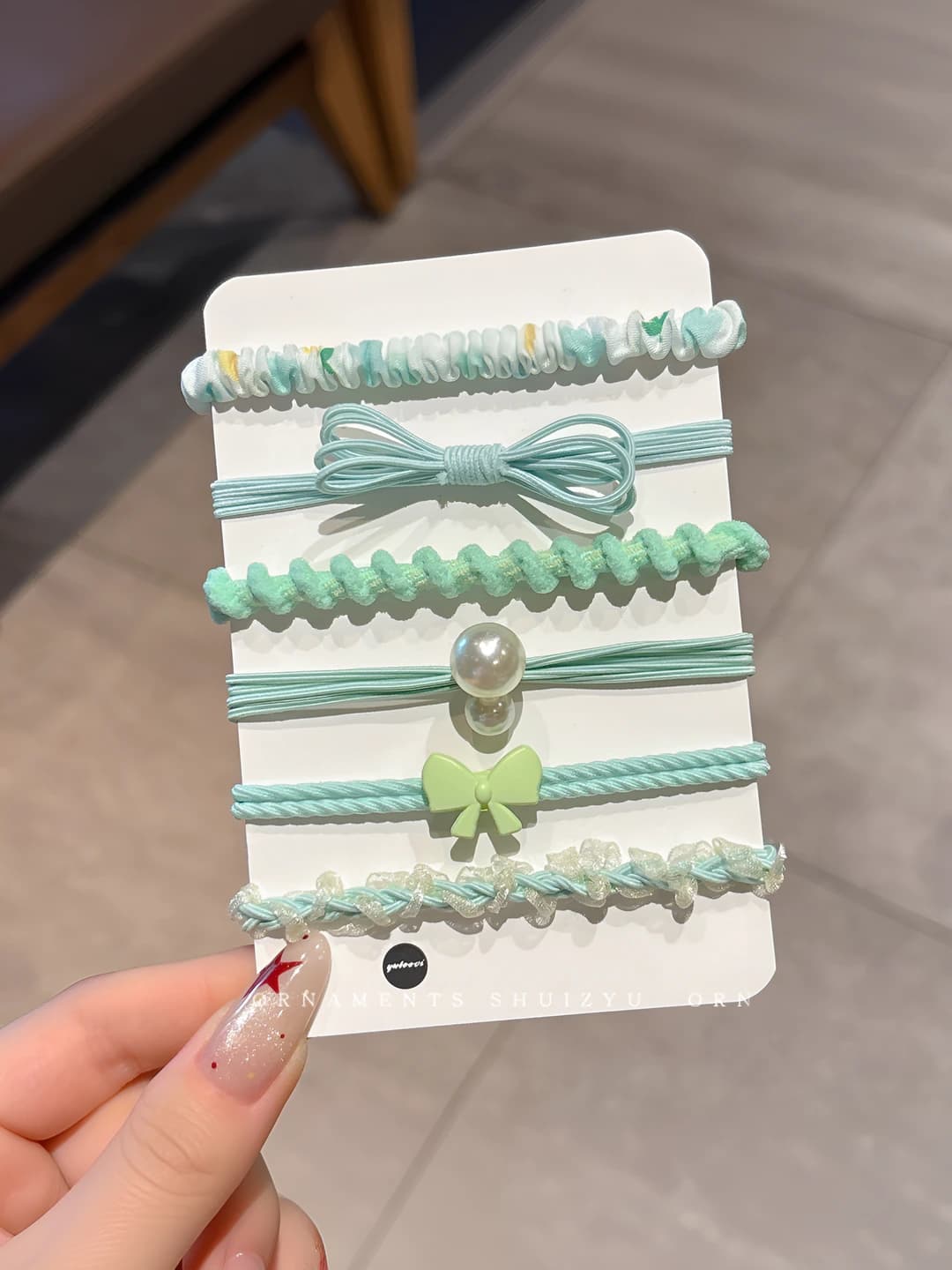 Green 6 pcs (7 cm)
