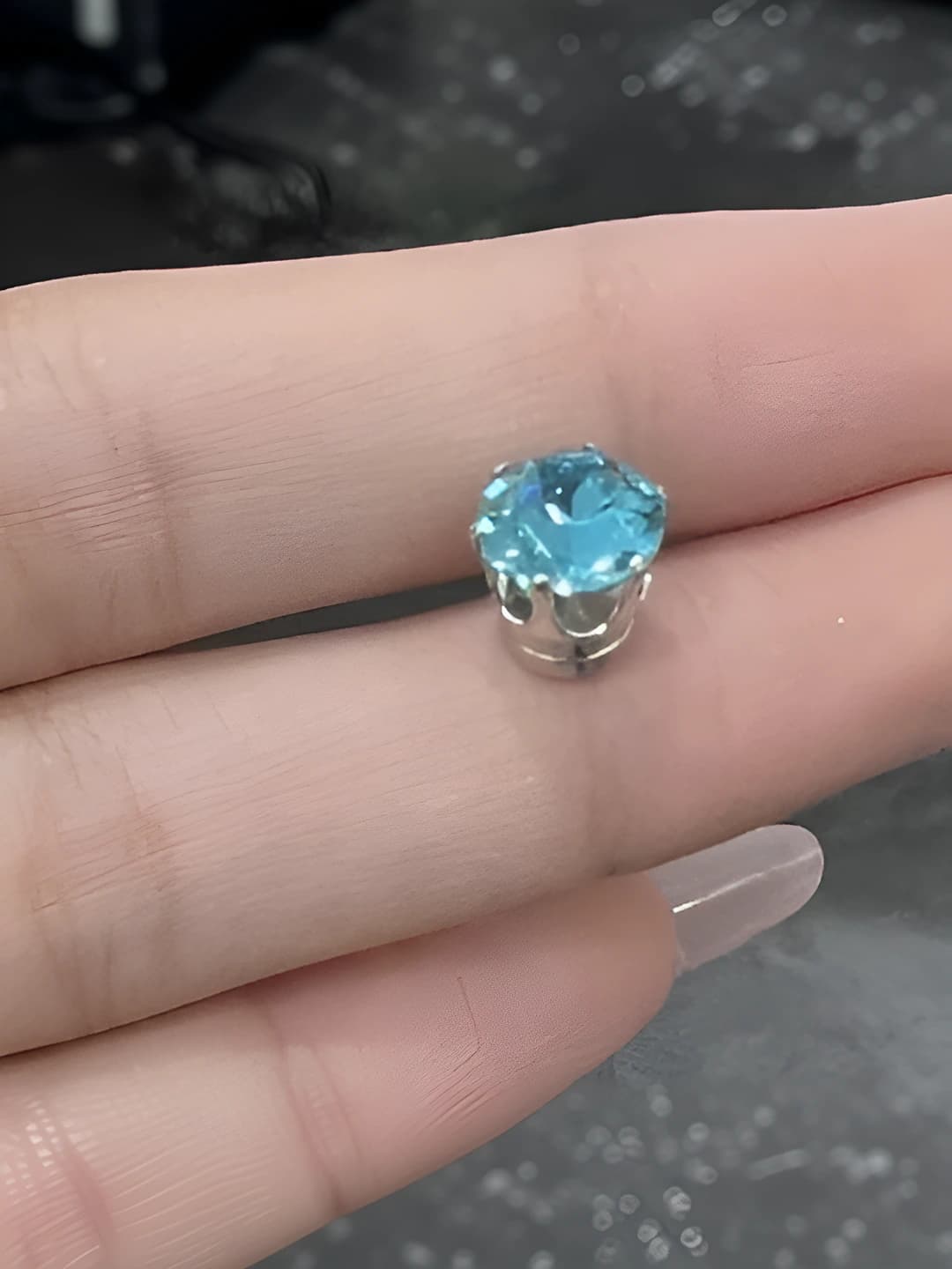 3# Magnetic clip 8mm [Light blue] one