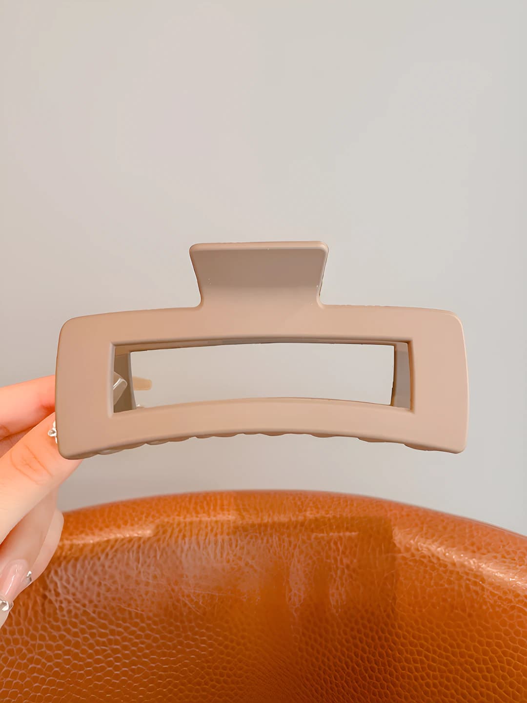 52# Extra large coffee square clip 13 cm