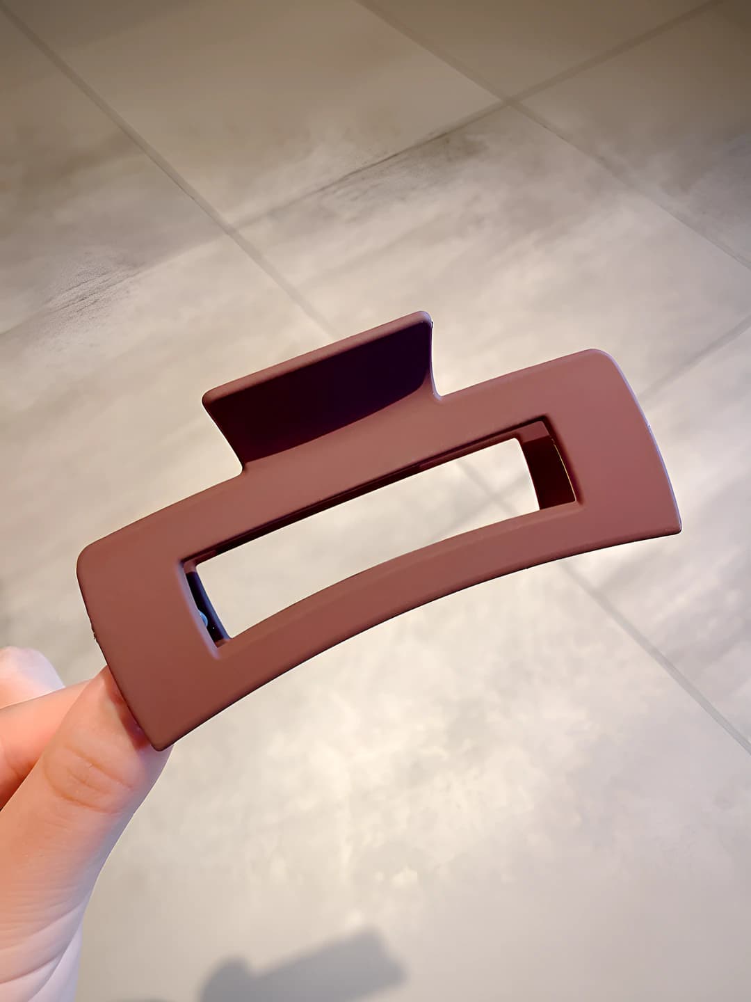 14# Lilak rangli to'rtburchakli qisqich 10.5cm