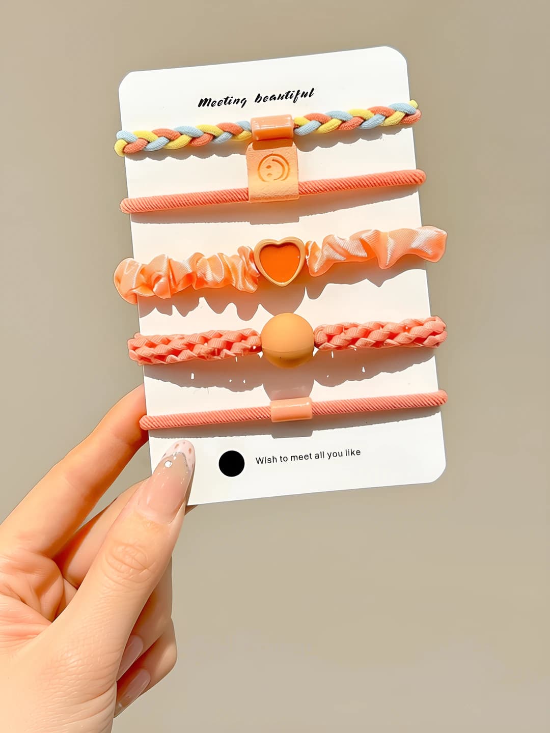 3# Orange 5 pcs set 5.5 cm