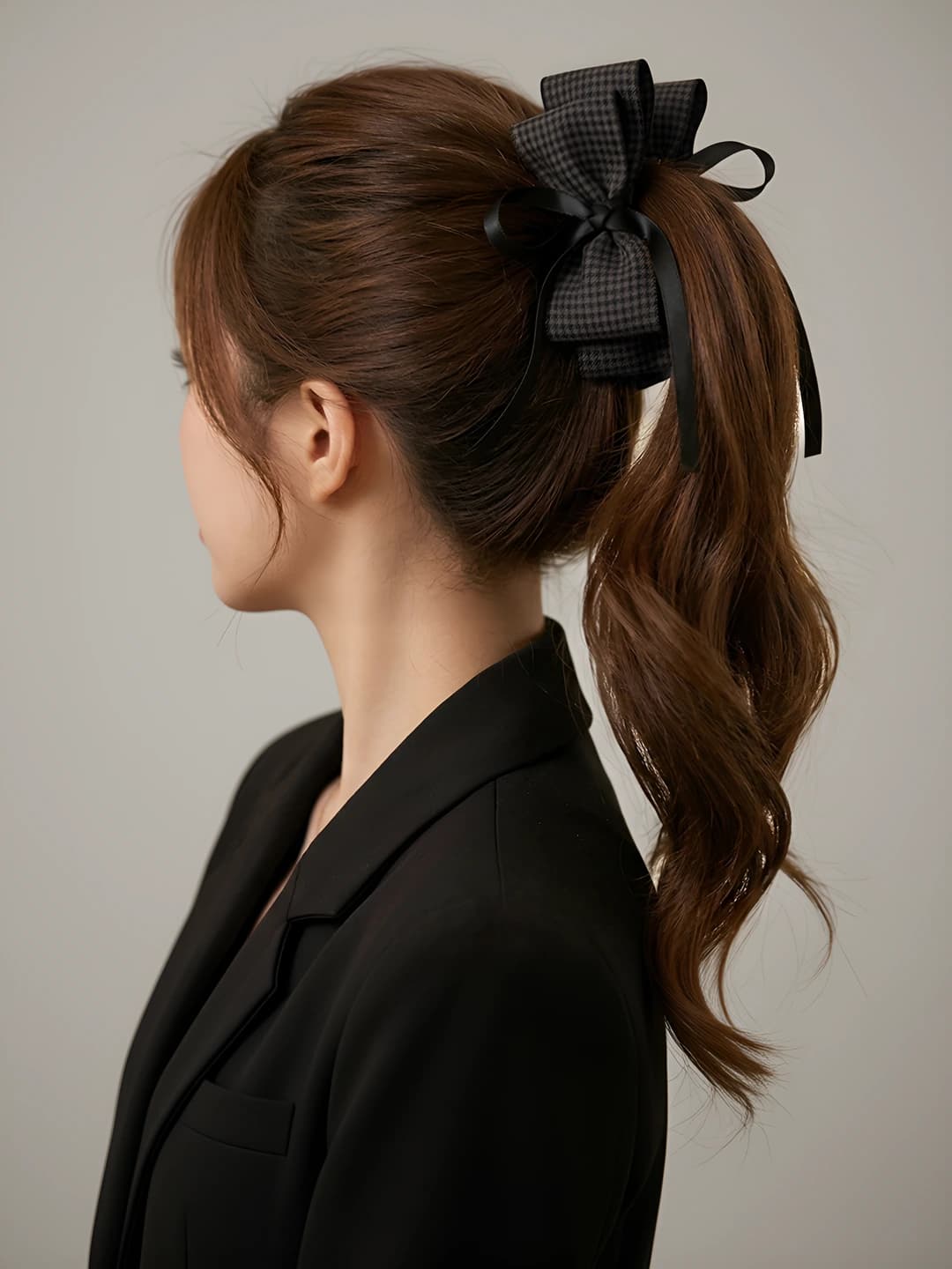 1# Black plaid, 13 cm